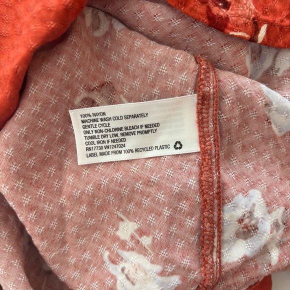 Universal Thread Red Floral Midi Dress - Picture 13 of 13